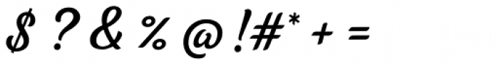 Tilda Script Regular Font OTHER CHARS