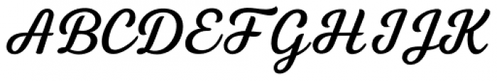 Tilda Script Regular Font UPPERCASE