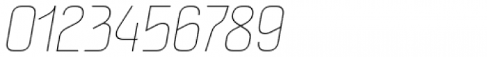Tilda Thin Italic Font OTHER CHARS
