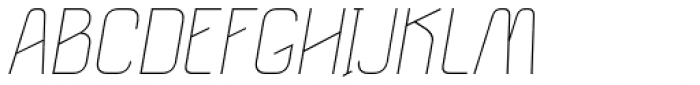 Tilda Thin Italic Font UPPERCASE