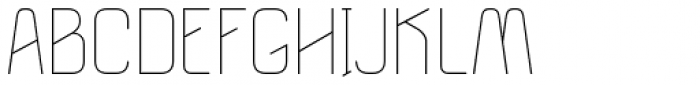 Tilda Thin Font UPPERCASE