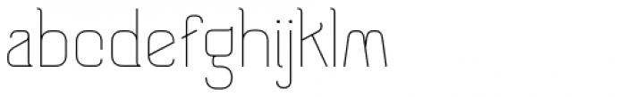 Tilda Thin Font LOWERCASE