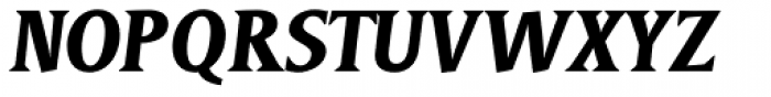 TilpSerif EF Ultra Bold Italic Font UPPERCASE