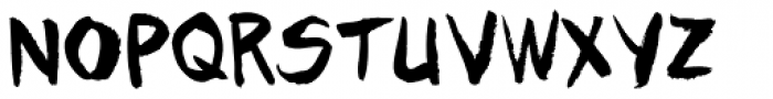 Tim Sale Brush Font UPPERCASE