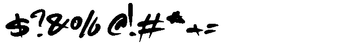 Timberwild Font OTHER CHARS