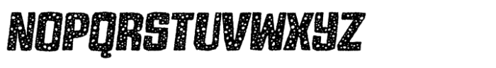 Timberwolf Foamy Italic Font LOWERCASE