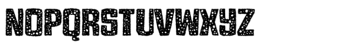 Timberwolf Foamy Font UPPERCASE