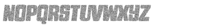 Timberwolf Stipple Italic Font UPPERCASE