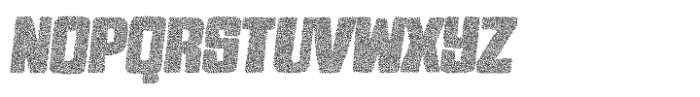 Timberwolf Stipple Italic Font LOWERCASE