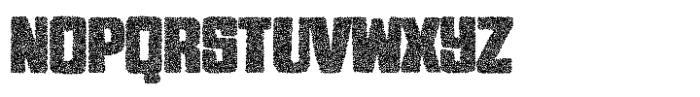 Timberwolf Stipple Font LOWERCASE