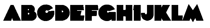 Timelock Font UPPERCASE