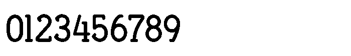 Timeround Font OTHER CHARS