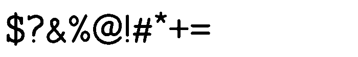 Timeround Font OTHER CHARS