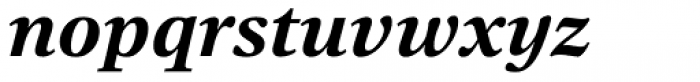 Times Europa Office Pro Bold Italic Font LOWERCASE