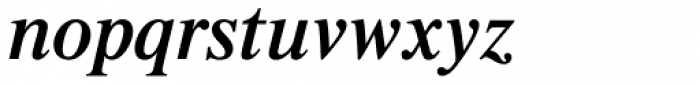 Times LT Std SemiBold Italic Font LOWERCASE