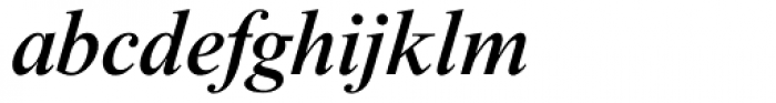 Times NR MT Medium Italic Font LOWERCASE