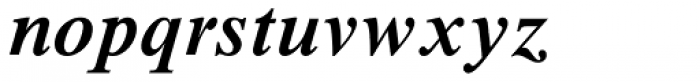 Times NR MT SemiBold Italic Font LOWERCASE