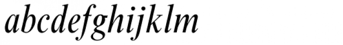 Times New Roman Condensed Italic Font LOWERCASE
