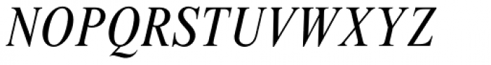 Times New Roman MT Std Cond Italic Font UPPERCASE