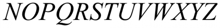 Times New Roman OS Italic Font UPPERCASE