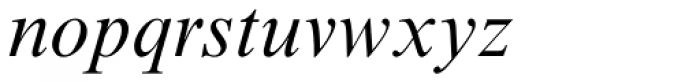 Times New Roman PS Italic Font LOWERCASE