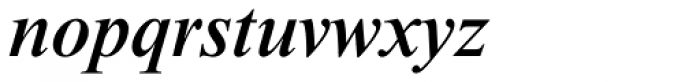 Times New Roman Pro Medium Italic Font LOWERCASE