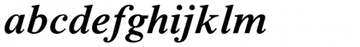 Times New Roman Pro SemiBold Italic Font LOWERCASE