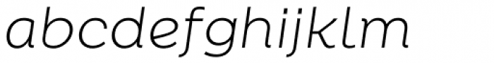 Timesquare Light Italic Font LOWERCASE
