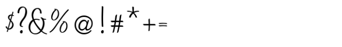 Tingle Regular Font OTHER CHARS