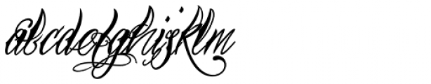 Tinka Babe Bold Italic Font LOWERCASE