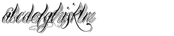Tinka Babe Shadow Italic Font LOWERCASE