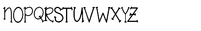 Tinklin Font UPPERCASE