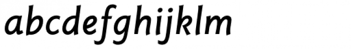 Tinman Pro DemiBold Italic Font LOWERCASE