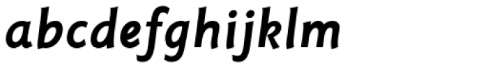Tinman Pro ExtraBold Italic Font LOWERCASE