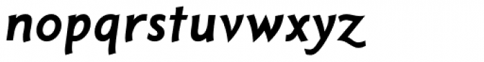 Tinman Pro ExtraBold Italic Font LOWERCASE