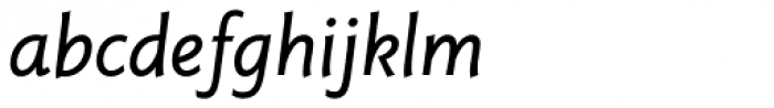 Tinman Pro Medium Italic Font LOWERCASE