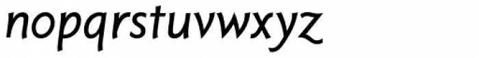 Tinman Pro Medium Italic Font LOWERCASE