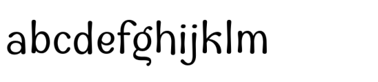 Tinta Arabic Regular Font LOWERCASE