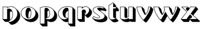Tintoretto Outline Font LOWERCASE