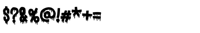 Tiny Drips Font OTHER CHARS