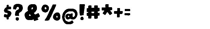 Tiny Words Regular Font OTHER CHARS