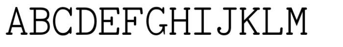 TiredOfCourier Regular Font UPPERCASE