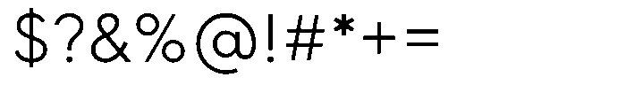 Tirion Light Font OTHER CHARS