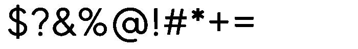 Tirion Rounded Regular Font OTHER CHARS