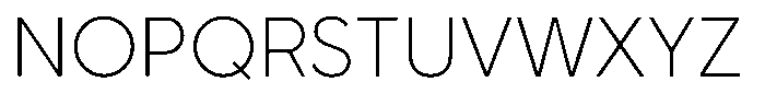 Tirion Thin Font LOWERCASE