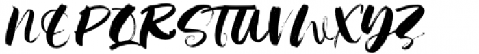 Tisha Regular Font UPPERCASE
