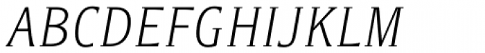 Titla Alt Cond Light Italic Font UPPERCASE
