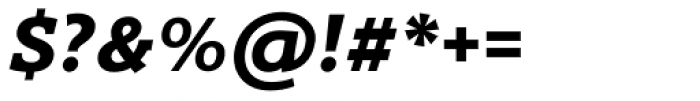 Titla Brus Bold Italic Font OTHER CHARS