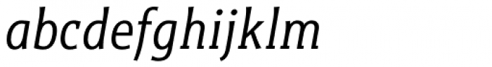 Titla Brus Condensed Book Italic Font LOWERCASE