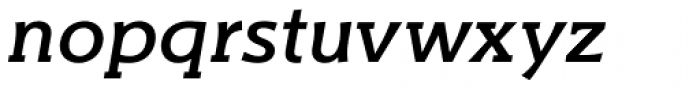 Titla Brus Medium Italic Font LOWERCASE